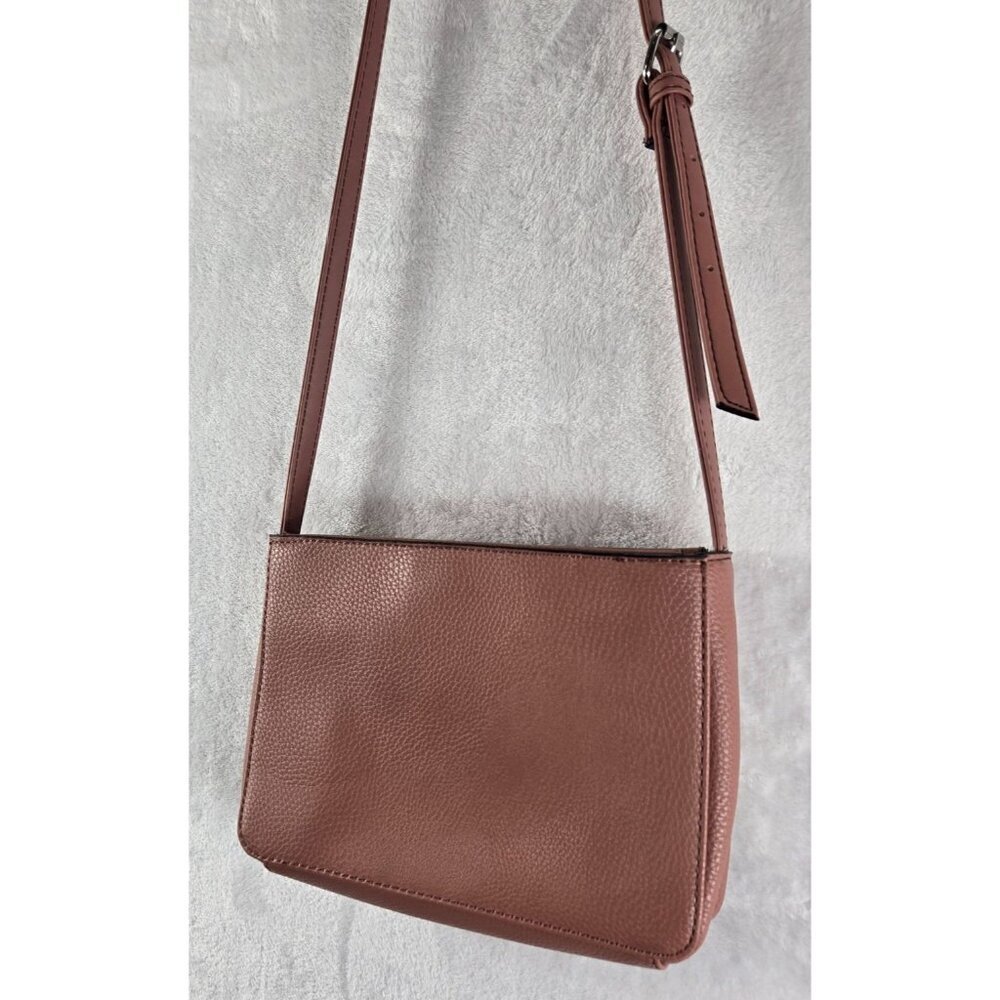 Nine West Crossbody Bag Faux Leather 10"x7.5" Shoulder Purse Adjustable Strap - Picture 9 of 9